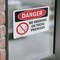 Signmission No Smoking On These Premises Danger Sign, Vinyl Decal, 5in W x 3.5in L, 2PK OS-2PACK-DS-D-35-L-1474 - alternate 3